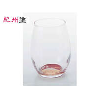 紀州漆器蒔繪玻璃杯 富士山圖案 達摩杯 黑紅兩色 200ml｜ぬりもん de Verre ダルマグラス 蒔絵 富士山