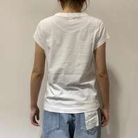 【LAITERIE】蓬鬆天竺法式袖素面T恤 黑色 日本製 ｜LAITERIE ふわふわ天竺フレンチスリーブTシャツ無地