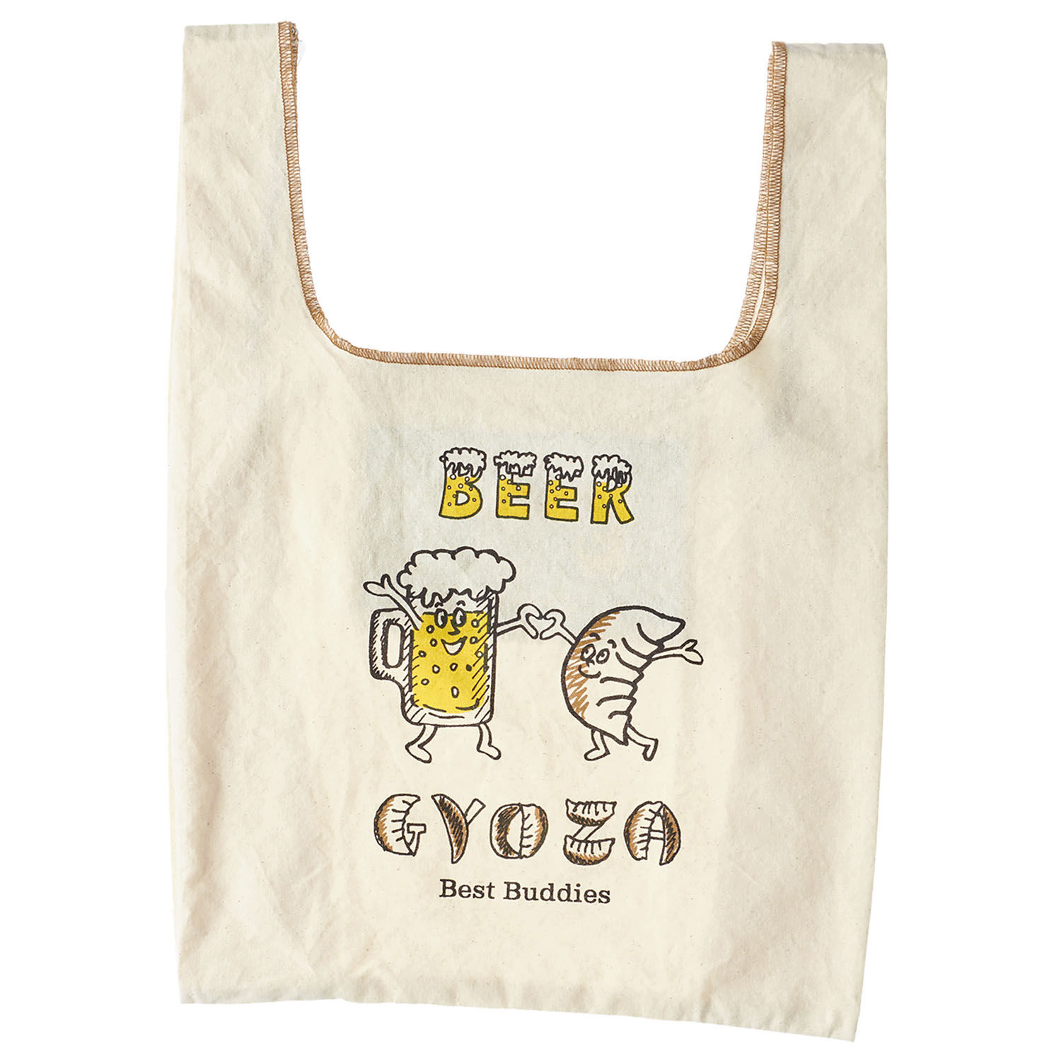 趣味圖案 迷你市集購物袋 29×28cm 側寬12cm 棉 18款｜ミニマルシェバッグ