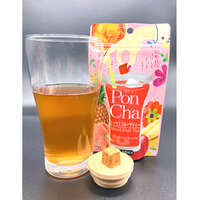 Poncha 凍乾水果茶方塊 5種水果風味 冷熱水即溶10粒 日本製｜Poncha（ポンチャ）ミックスフルーツティー