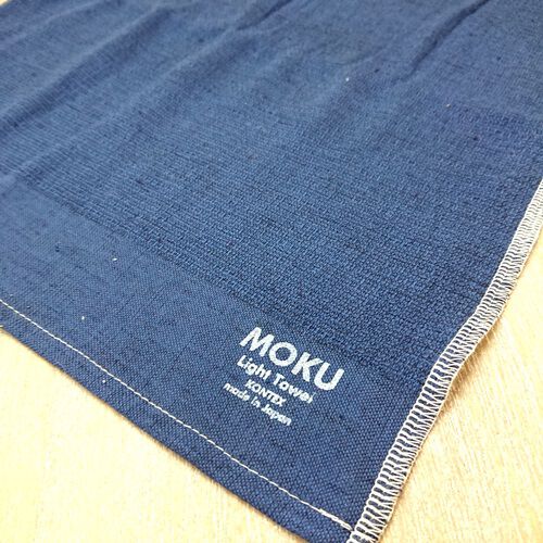 MOKU 輕薄速乾毛巾 M號 深藍色 33×100cm