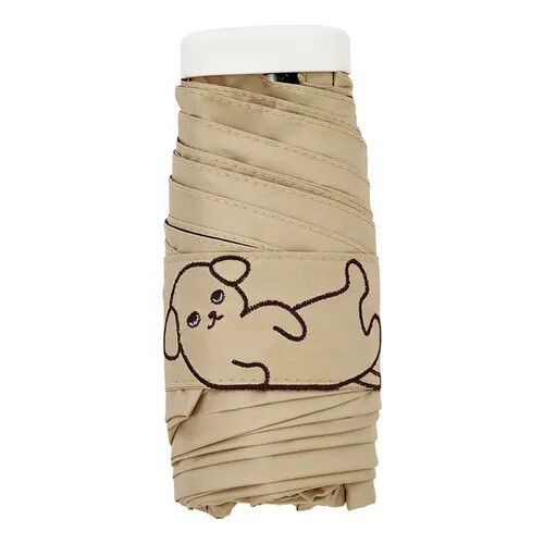 動物造型傘套 遮光100% UVカット100% 晴雨兼用 折疊傘 50cm