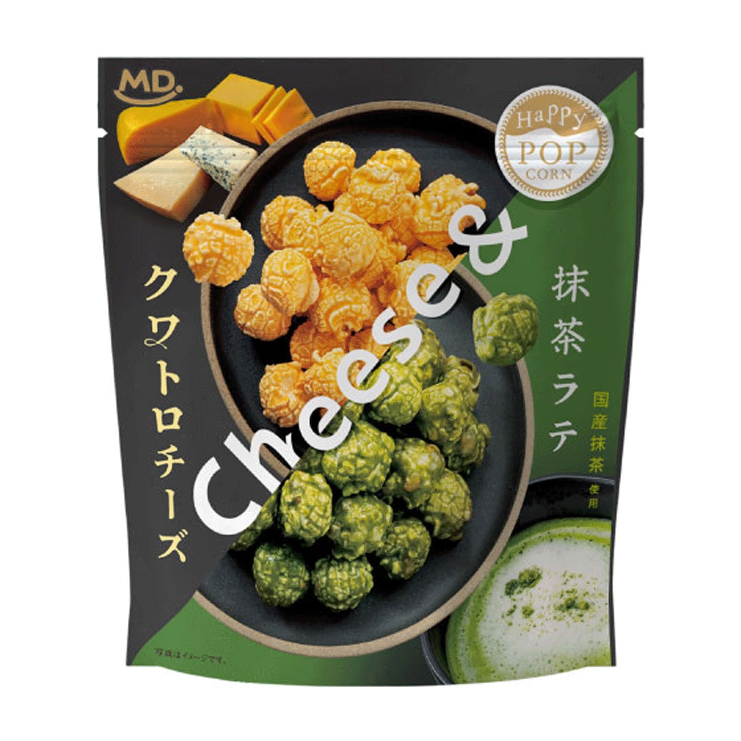 快樂爆米花 四重起司＆抹茶拿鐵口味
