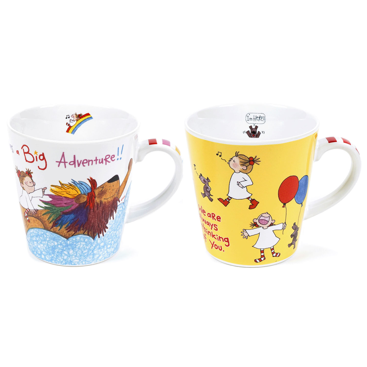 ココちゃん插畫馬克杯 250ml 日本製陶器 附同圖案禮盒|ココちゃん マグカップ
