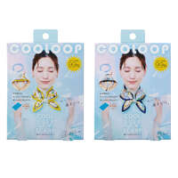 涼感抗UV穿式領巾 防曬遮頸免打結兩色 COGIT｜COOLOOP通すだけ涼やかUVスカーフ