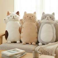 福福貓 軟綿萬歲抱偶 HAPiNS｜ふくふくにゃんこ もっちり抱きぐるみ