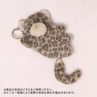 毛絨動物 掌心拉鍊收納包 13×9cm 黑貓／貴賓等 4款｜もふもふアニマルポーチ