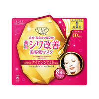 CLEAR TURN 菸鹼醯胺精華面膜 日本醫藥部外品 純棉厚片 日本製 40片入｜クリアターン 薬用シワ改善 美容液マスク