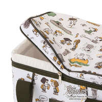 史努比 摺疊抗菌保冷袋 15L CAMP with SNOOPY｜SNOOPY ソフトクーラー－BG