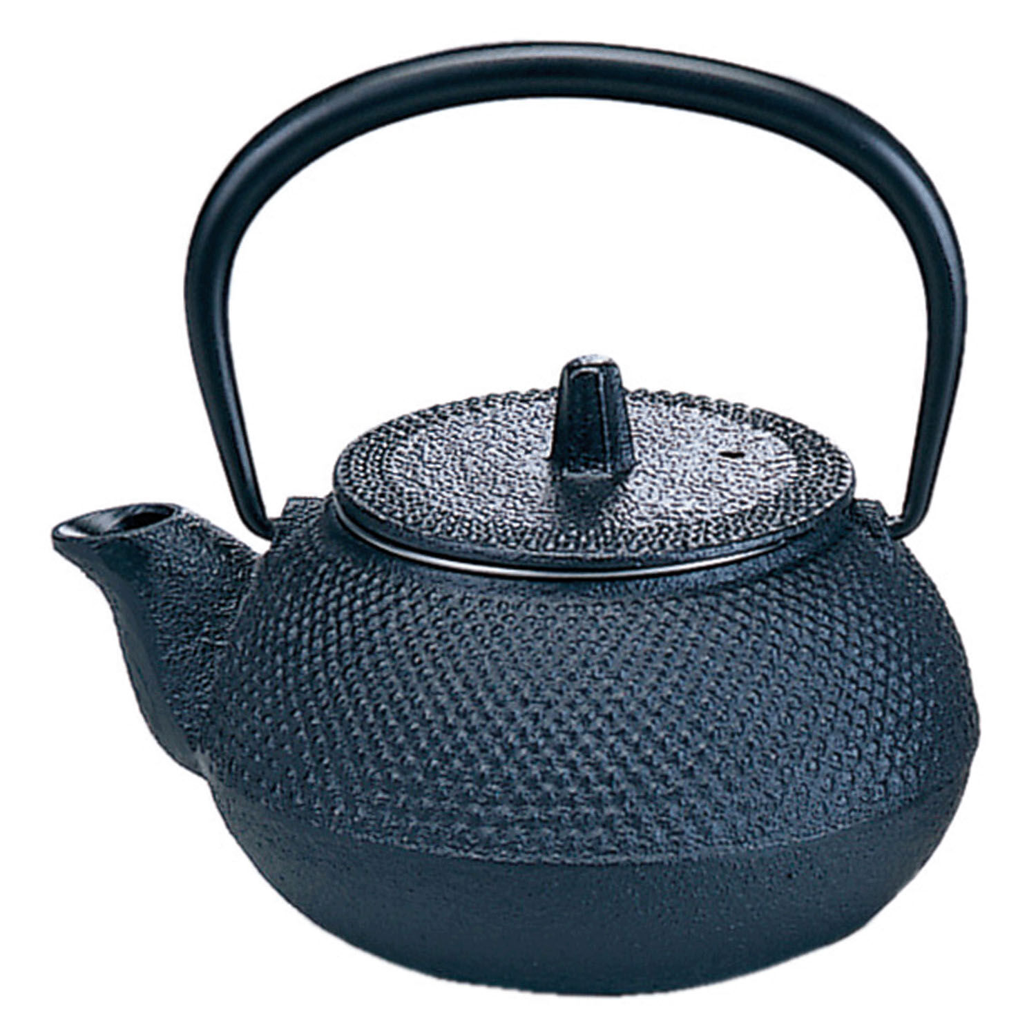 南部鐵瓶 兼鐵茶壺 新霰紋 300ml 附不鏽鋼濾網 可直火 日本製|南部鉄瓶兼鉄急須 新アラレ 300ml 直火可・IF不可