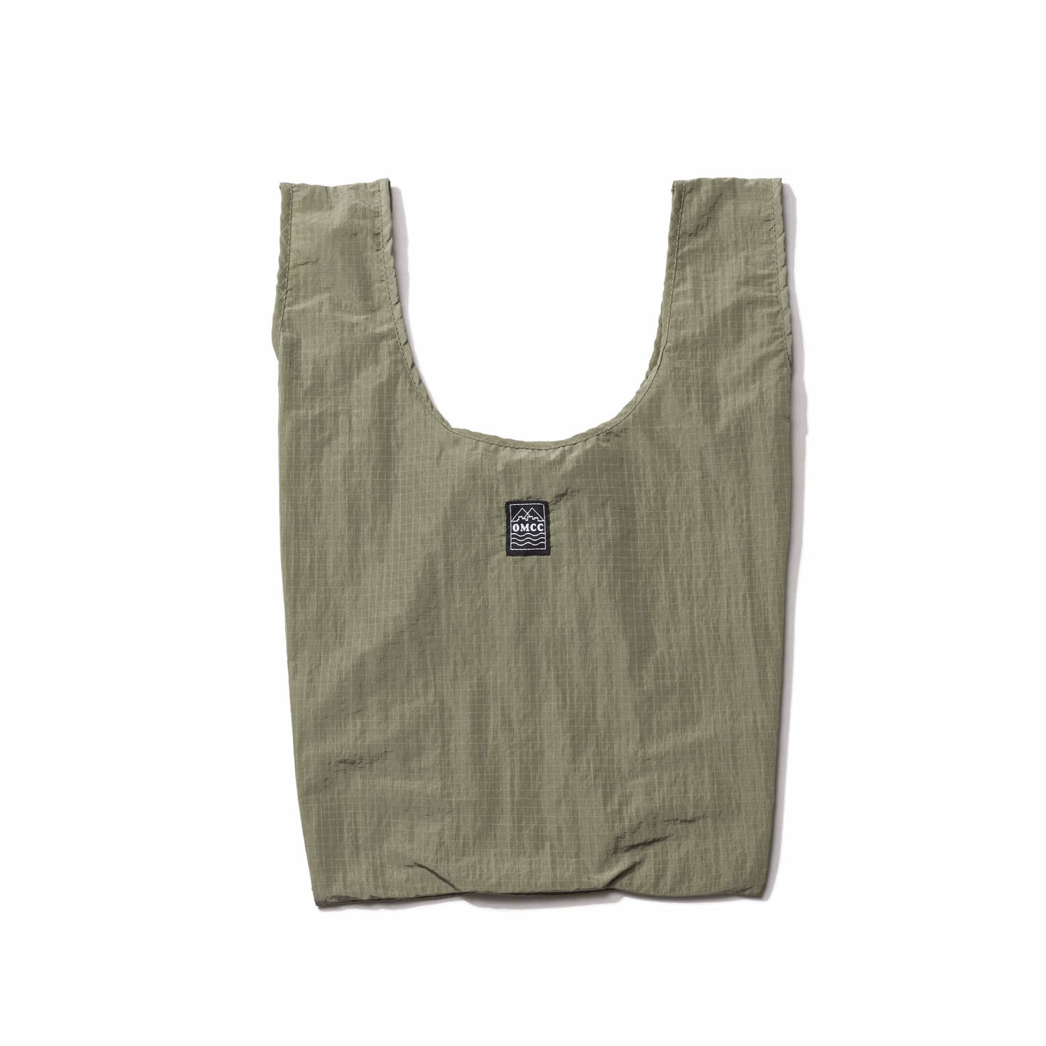 防撕裂尼龍購物袋 S 撥水 H30×W28cm 6色【OMCC】｜OMCC SHOPPING BAG NATURAL RIPSTOP Sサイズ