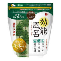 藥用入浴粉 大容量1kg 草本／柚子／森林／薰衣草｜薬用入浴剤 効能風呂
