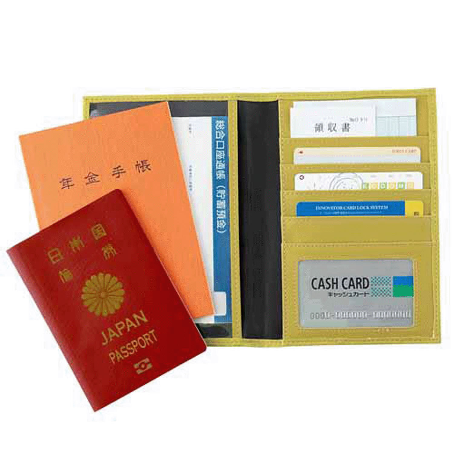 貓咪滿版保險證・藥曆手冊收納夾｜整理收納・日本直送