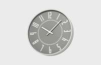 Lemnos eki clock 掛鐘（Gray 灰色）