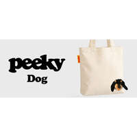 動物探頭帆布托特包 39.5×39cm A4可放【SUCK UK】｜SUCK UK Peeky トートバッグ