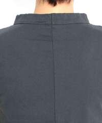 【LAITERIE】USE天竺法式袖中領T恤 日本製 ｜LAITERIE USE天竺 フレンチミドルネックTシャツ