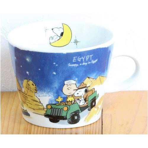 PEANUTS 史努比世界旅行馬克杯 美濃燒 28款城市圖案 340ml｜スヌーピー 世界旅行マグ
