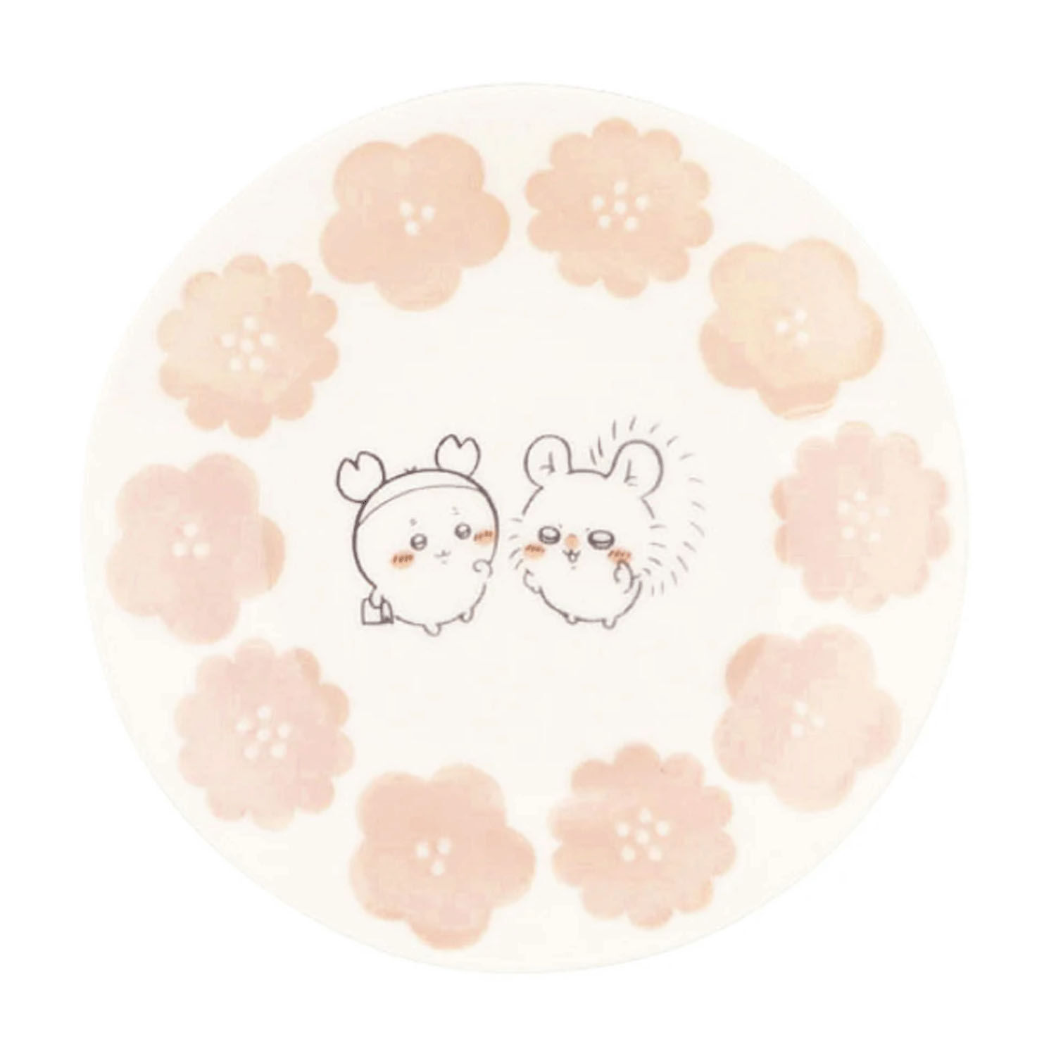 Chiikawa 吉伊卡哇 幸福花開瓷盤 13.5cm 黃粉藍三色｜ちいかわ ハッピーブロッサム 13．5プレート
