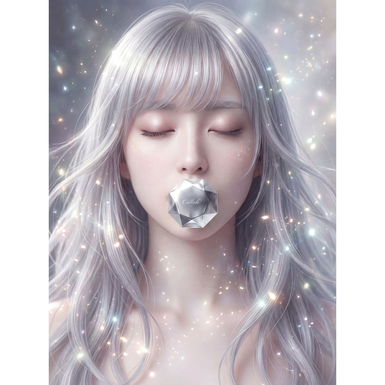 Cellsh 口含式震動美容器 一次約30秒 矽膠咬嘴｜Cellshクリスタルリップ