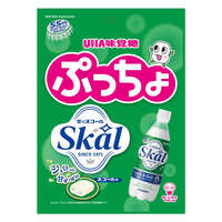噗啾軟糖袋裝 乳酸汽水風味 67g UHA｜ぷっちょ袋 Skal スコール
