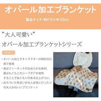 龍貓 燒花凹凸膝上毯 羊羔絨裡 約70×100cm｜スタジオジブリ となりのトトロ オパール加工ブランケット でこぼこトトロ