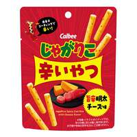 薯條棒辣味 鮮辣明太子起司口味｜じゃがりこ辛いやつ 旨辛明太チーズ味