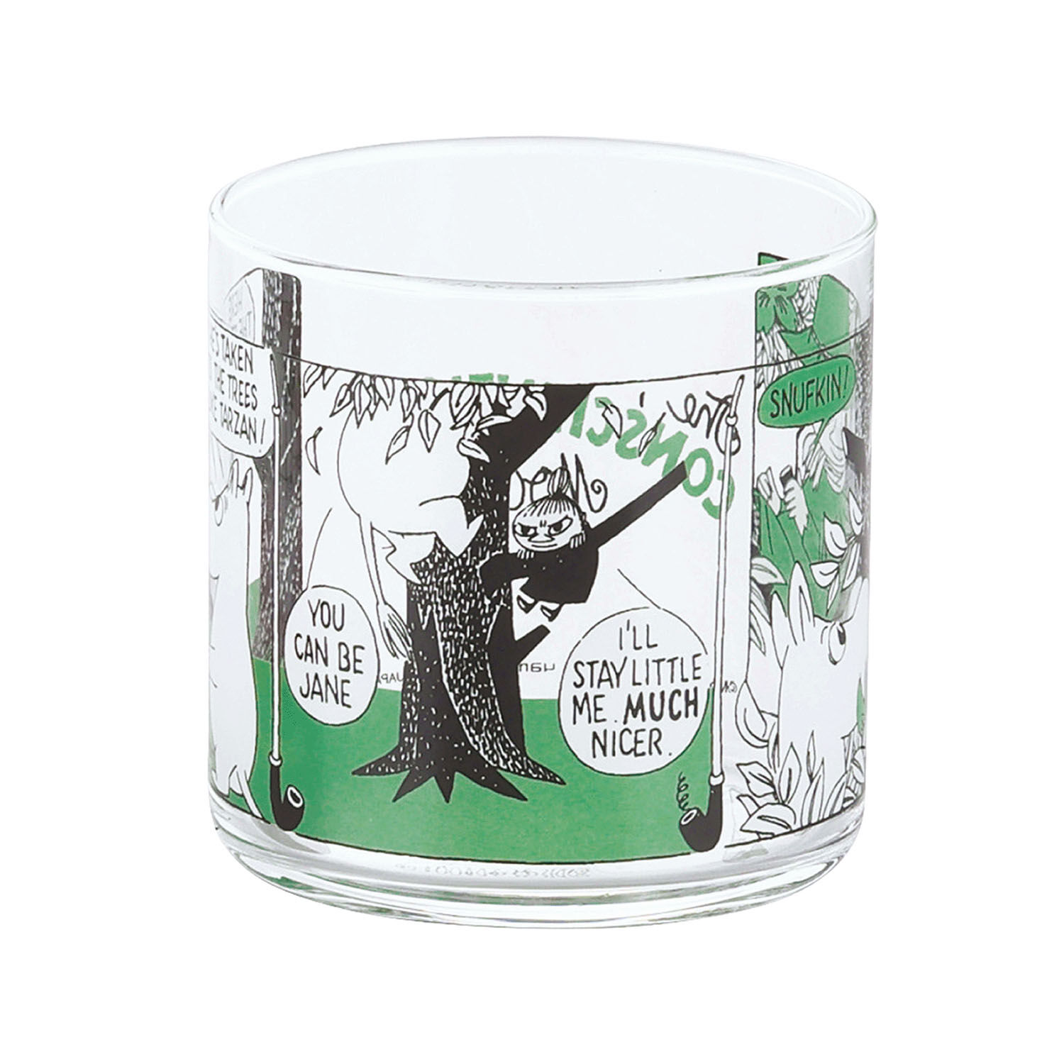 MOOMIN 嚕嚕米漫畫風玻璃杯 330ml 三款圖案可選｜ムーミン コミックグラス ガラスタンブラー