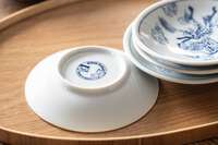 SHICHITA 鳥獸戲畫貓咪小皿 10公分 美濃燒 日本製｜鳥獣戯画・猫 小皿 10公分