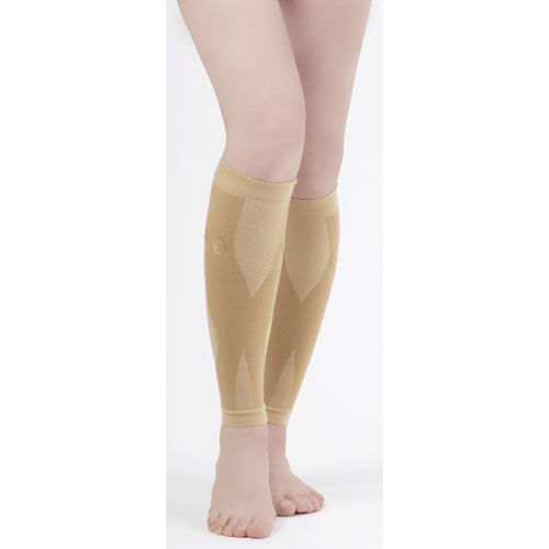 磁石小腿套 小腿圍25-45cm 單腳配置6顆釹磁石｜セルバン 磁気サポーター ふくらはぎ用