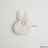 Miffy 米飛兔 毛絨造型迷你包 登山扣 尖耳款｜ミッフィー MIFFY BOA ダイカットミニポーチ とんがり耳