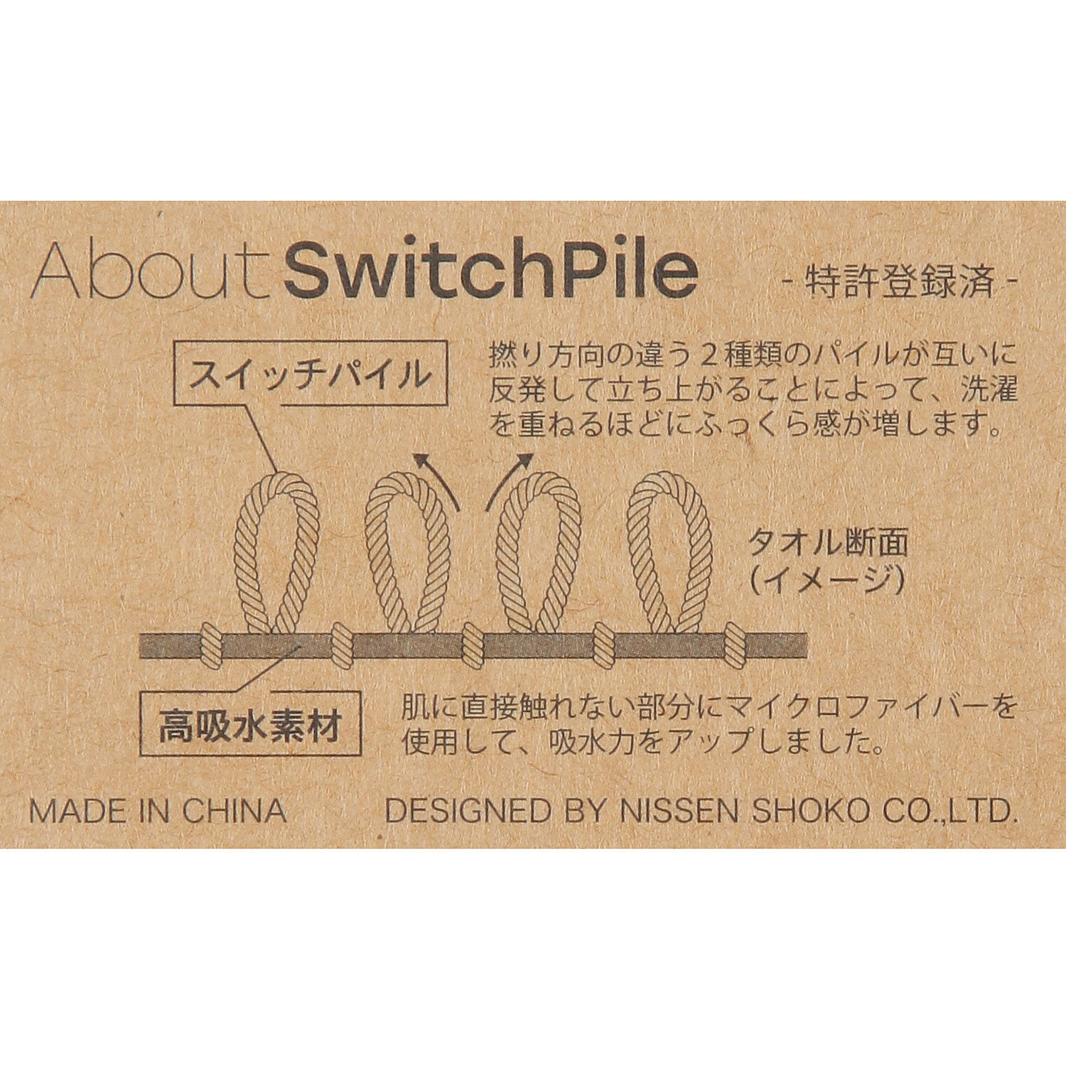 cocochinea 條紋洗臉毛巾｜浴室必備・日本直送