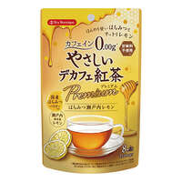 低咖啡因紅茶 蜂蜜瀨戶內檸檬風味茶包 1.5g×8袋｜やさしいデカフェ紅茶プレミアム はちみつ瀬戸内レモン