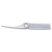 折疊順髮梳 鏡面電鍍隨身梳 全長23.4cm CHROME BEAUTE｜CHROME BEAUTE折りたたみサラツヤコーム