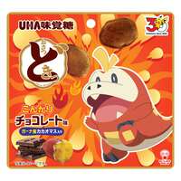 地瓜零食 寶可夢版 烤巧克力口味 站立包｜UHA味覚糖 おさつどきっポケモン こんがりチョコレート味 スタンドパック