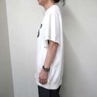【Bibmilk】切邊圓領棉質衛衣T恤 日本製 ｜Bibmilk カットオフクルーネックスウェットTシャツ