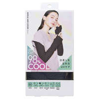 波紋涼感防曬袖套 遮陽手臂套 65cm COGIT｜Sun Block LAB リップルアームカバー