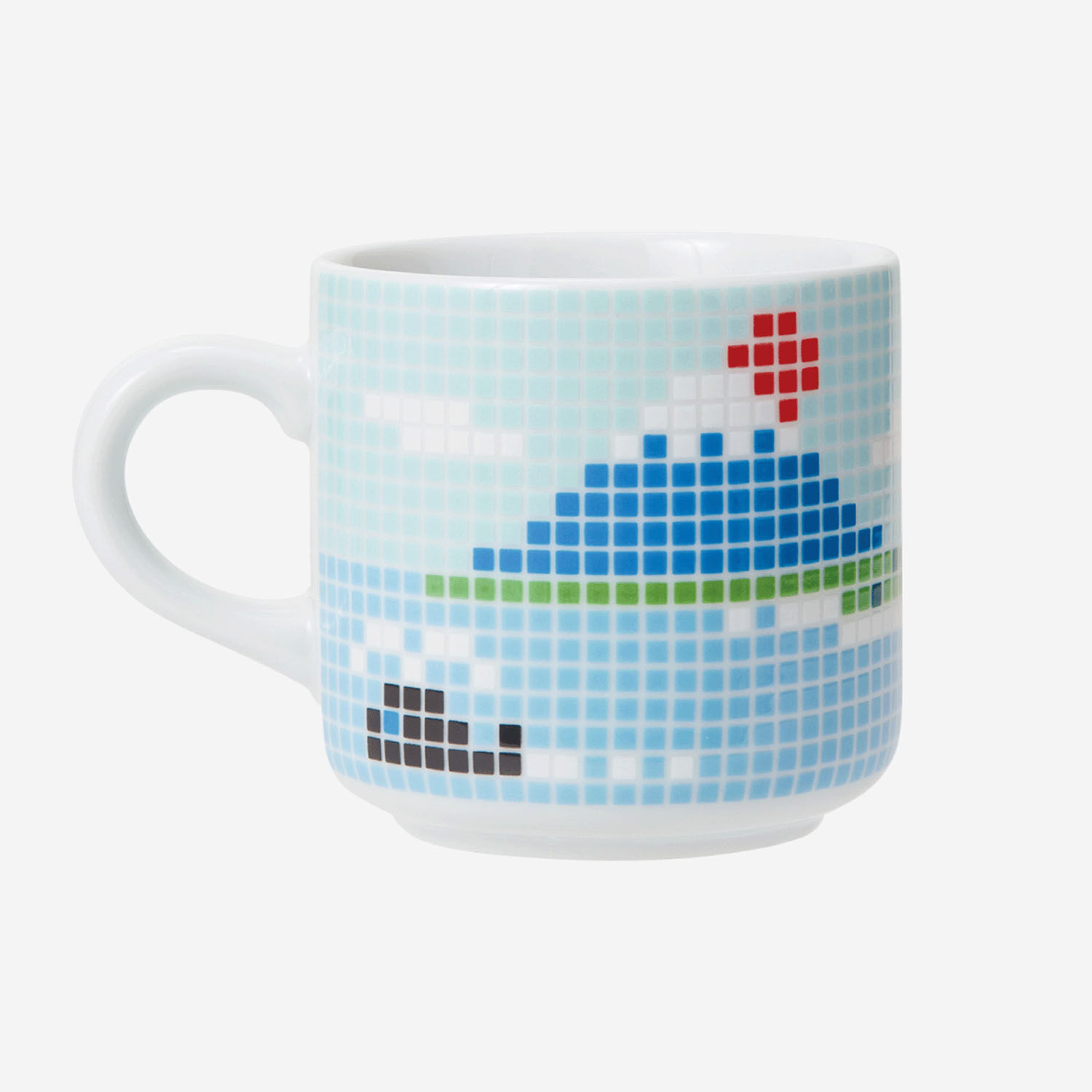 The Porcelains 富士山磁磚馬克杯 波佐見燒 錢湯懷舊風 日本製｜フジヤマタイルマグカップ