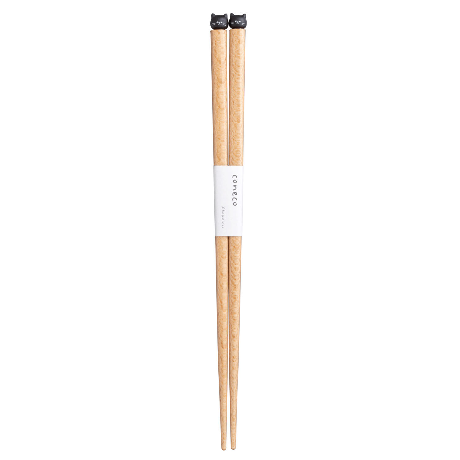 圓滾小貓筷子 CONECO系列 斑點貓・賓士貓・黑貓 22cm｜CONECO箸
