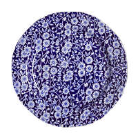 Burleigh 英國陶盤 藍色印花 21.5cm 主菜盤｜【Burleigh】ブルーキャリコ21．5cmプレート