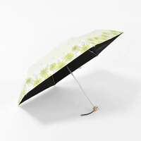 BLACK COATING UV PARASOL mini 向日葵水玉 晴雨兼用 折疊傘｜晴雨兼用 ひまわりと水玉ミニ傘