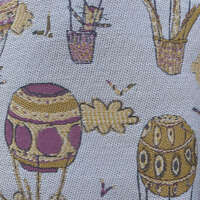 Think Bee! 熱氣球織紋迷你托特包 24×23cm 象牙白｜Think Bee！ビーパレーヅミニトートバッグ
