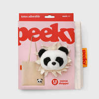 動物探頭帆布托特包 39.5×39cm A4可放【SUCK UK】｜SUCK UK Peeky トートバッグ