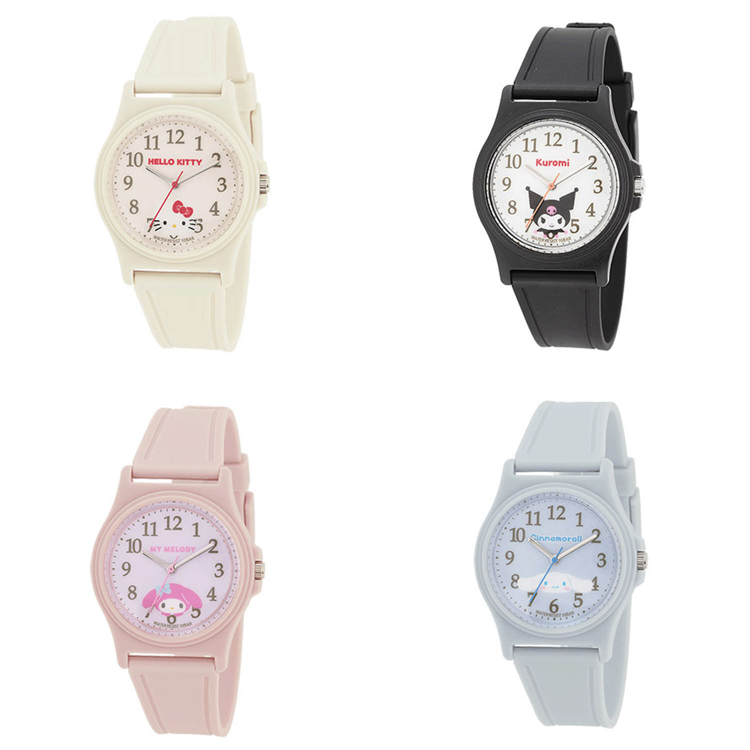 SANRIO 三麗鷗 10氣壓防水指針錶｜精緻飾品・日本直送