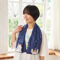 福福貓極冷感冷卻長巾 降溫最多30℃｜ふくふくにゃんこ クールメイカー冷却タオル