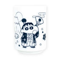 Crayon Shin-chan 蠟筆小新 櫻花圖案陶瓷湯杯 220ml 日本製｜クレヨンしんちゃん 湯のみ 桜