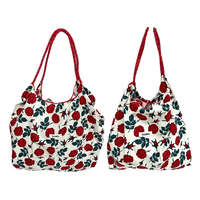 印花2WAY托特包 束口袋兩用 可肩背 A4可放 90g 12款｜柄プリント2WAYトートバッグ