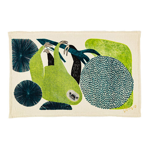 moritaMiW 今治茶巾毛巾 樹懶的工作圖案