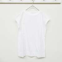 【LAITERIE】USE天竺法式袖中領T恤 日本製 ｜LAITERIE USE天竺 フレンチミドルネックTシャツ