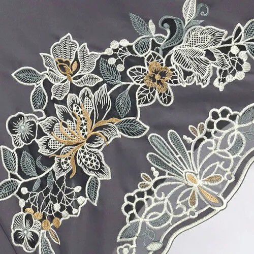 刺繡圖案 遮光100% 晴雨兼用 長傘 50cm