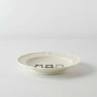 SHICHITA 貓咪浮雕浮雕圓盤14cm 5件組 美濃燒 日本製｜猫トリオ レリーフ 浮雕圓盤14cm 5件組